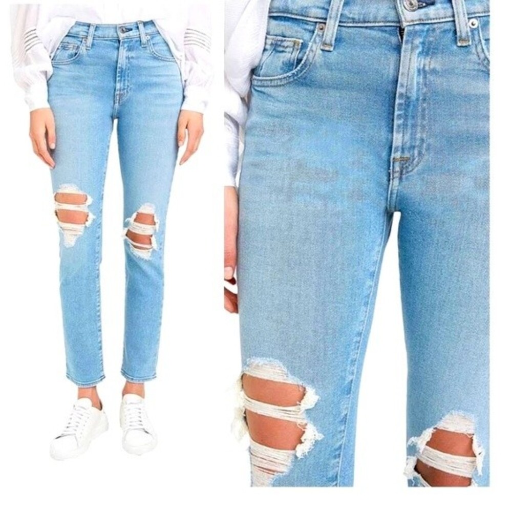 7 For All Mankind Peggi Jeans - Sierra Madre Wash | Size 27 | NWT